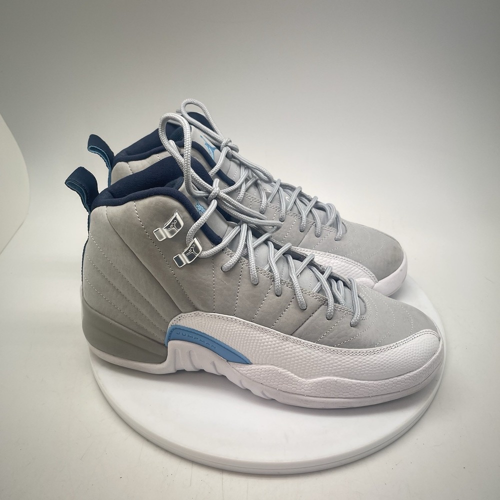 Nike Air Jordan 12 Retro Youth Size 7Y Athletic Basketball Gray Shoes 153265-007